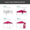 Best Choice Products 10x10ft Easy Setup Pop Up Canopy, Portable Tent w/ Side Wall, 1-Button Push, Case